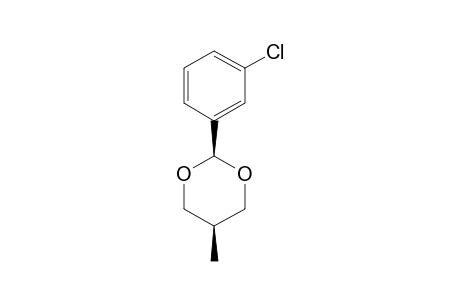 CIS-2-(META-CHLOROPHENYL)-5-METHYL-1,3-DIOXANE