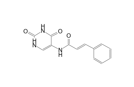 (2E)-N-(2,4-dioxo-1,2,3,4-tetrahydro-5-pyrimidinyl)-3-phenyl-2-propenamide