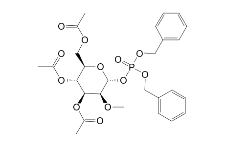 DIBENZYL-3,4,6-TRI-O-ACETYL-2-O-METHYL-ALPHA-D-MANNOPYRANOSYL-PHOSPHATE