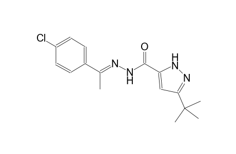1H-pyrazole-5-carboxylic acid, 3-(1,1-dimethylethyl)-, 2-[(E)-1-(4-chlorophenyl)ethylidene]hydrazide