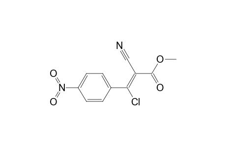 Methyl (Z)-.beta.-chloro-.alpha.-cyano-p-nitrocinnamate