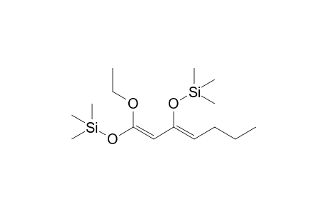 1-Ethoxy-1,3-bis(trimethylsilyloxy)hepta-1,3-di-ene