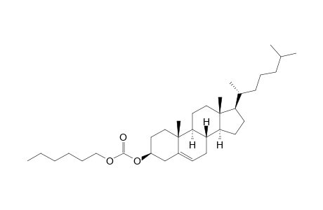 Carbonic acid, cholesteryl hexyl ester