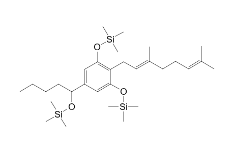 2-(3',7'-dimethylocta-2',6'-dienyl)-1,3-bis(trimethylsilyloxy)-5-[(1"-trimethylsilyloxy)pentylbenzene