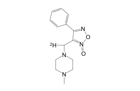 3-[1-DEUTERIO-1-(4-METHYLPIPERAZINE-1-YL)-METHYL]-N-2-OXIDE-4-PHENYL-1,2,5-OXADIAZOLE