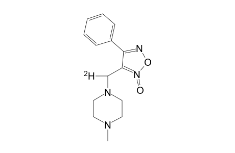 3-[1-DEUTERIO-1-(4-METHYLPIPERAZINE-1-YL)-METHYL]-N-2-OXIDE-4-PHENYL-1,2,5-OXADIAZOLE