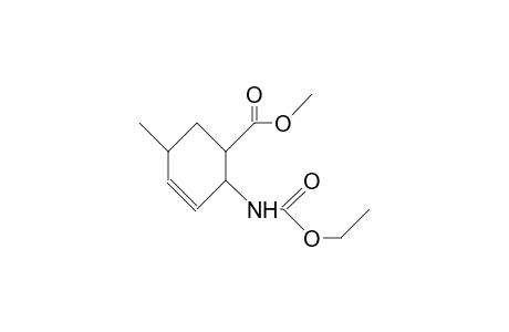 Ethyl cis-6-carbomethoxy-cis-4-methyl-2-cyclohexen-1-yl carbamate