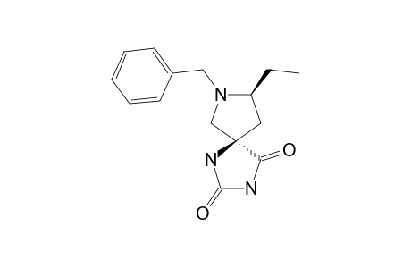 (2R,4S)-1-BENZYL-2-ETHYL-PYRROLIDINE-4-SPIRO-5'-HYDANTOIN