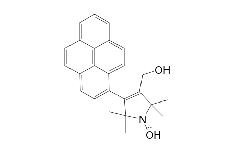 3-(Hydroxymethyl)-1-oxyl-4-(pyren-1'-yl)-2,2,5,5-tetramethyl-2,5-dihydro-1H-pyrrole