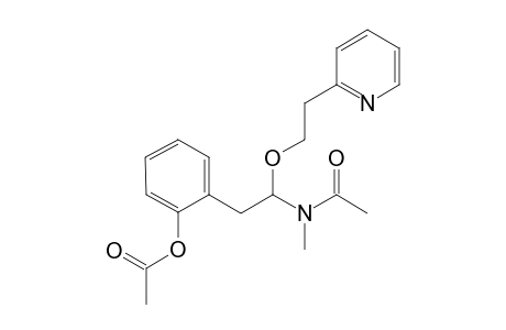 N-acetyl-N-methyl-2-[1-(?-acetoxyphenyl)-1-(2-pyridinyl)ethoxy]ethanamine