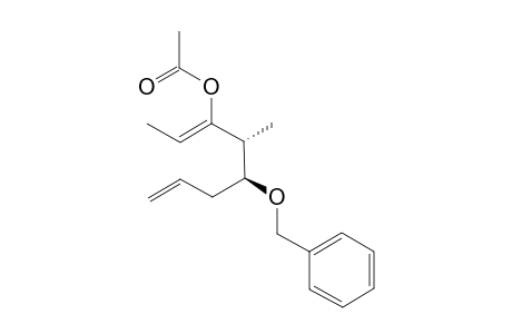 (2Z,4SR,5SR)-5-BENZYLOXY-5-METHYL-OCTA-2,7-DIEN-3-YL-ACETATE