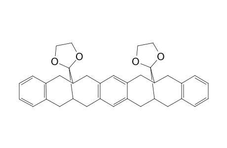 syn-Benzo[1,2-h;4,5-h']bis(benzo[2,3-c]bicyclo[4.4.1]undeca-3,8-diene-11-one)bis(ethyleneacetal)bisacetal