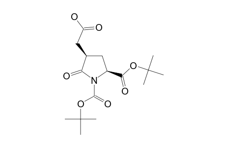 TERT.-BUTYL-(2S,4S)-N-TERT.-BUTOXYCARBONYL-4-CARBONYLMETHYLPYROGLUTAMATE