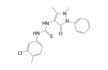 thiourea, N-(3-chloro-4-methylphenyl)-N'-(2,3-dihydro-1,5-dimethyl-3-oxo-2-phenyl-1H-pyrazol-4-yl)-