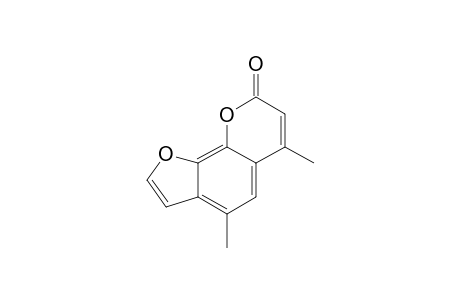 4,6-DIMETHYL-PSEUDO-ISOPSORALEN-V;4,6-DIMETHYL-8H-FURO-[3,2-H]-[1]-BENZOPYRAN-8-ONE