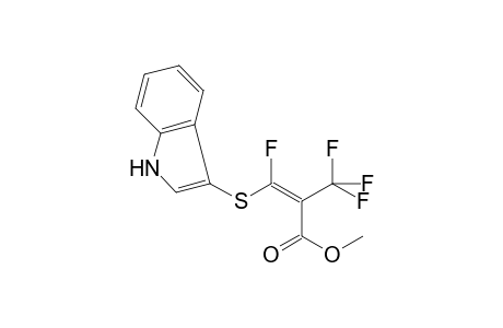 3-Fluoro-3-(1H-indol-3-ylsulfanyl)-2-trifluoromethyl-acrylic acid methyl ester