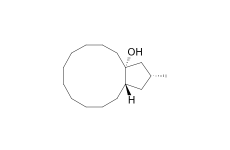 3aH-Cyclopentacyclododecen-3a-ol, tetradecahydro-2-methyl-, (2R*,3aR*,13aS*)-(.+-.)-