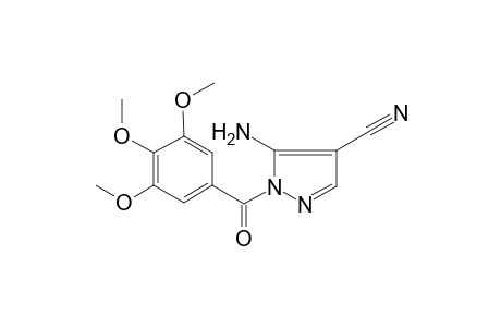 5-Amino-1-(3,4,5-trimethoxybenzoyl)-1H-pyrazole-4-carbonitrile