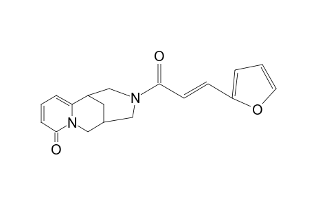 Pyrido[3,4,5-a,b]quinolizin-6(1H)-one, 2,3,3a,4,6,9b-hexahydro-2-[3-(2-furyl)-1-oxo-2-propenyl]-