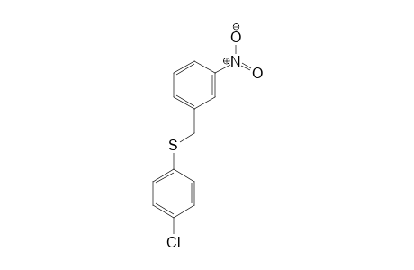 Benzene, 1-[[(4-chloro-phenyl)thio]methyl]-3-nitro-