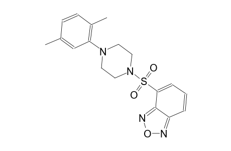 2,1,3-benzoxadiazole, 4-[[4-(2,5-dimethylphenyl)-1-piperazinyl]sulfonyl]-