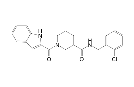 3-piperidinecarboxamide, N-[(2-chlorophenyl)methyl]-1-(1H-indol-2-ylcarbonyl)-