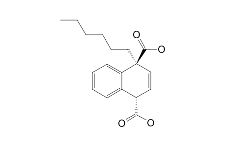 (CIS)-1-HEXYL-1,4-DIHYDRONAPHTHALENE-1,4-DICARBOXYLIC-ACID
