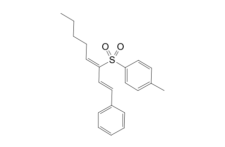 (1E,3Z)-1-Phenyl-3-(4-methylphenyl)sulfonyl-1,3-octadiene