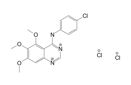 N-(4-CHLOROPHENYL)-5,6,7-TRIMETHOXYQUINAZOLIN-4-AMINE-DIHYDROCHLORIDE
