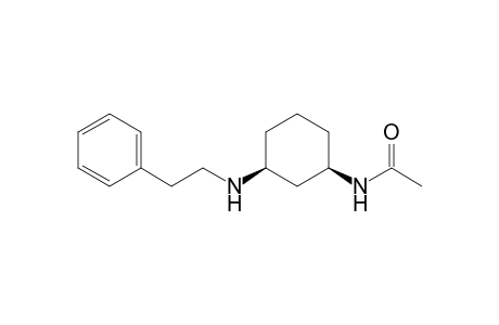 Acetamide, N-[3-[(2-phenylethyl)amino]cyclohexyl]-, cis-