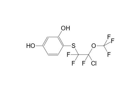 1,3-benzenediol, 4-[[2-chloro-1,1,2-trifluoro-2-(trifluoromethoxy)ethyl]thio]-