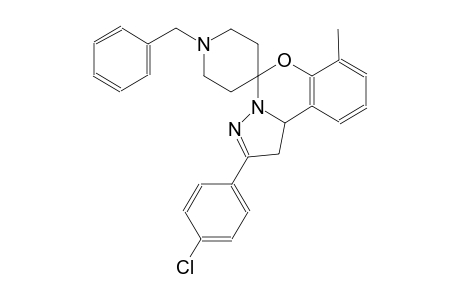 1'-benzyl-2-(4-chlorophenyl)-7-methyl-1,10b-dihydrospiro[benzo[e]pyrazolo[1,5-c][1,3]oxazine-5,4'-piperidine]