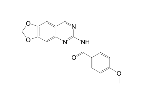 4-Methoxy-N-(8-methyl[1,3]dioxolo[4,5-g]quinazolin-6-yl)benzamide