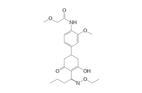 Acetamide, N-[4-[4-[1-(ethoxyimino)butyl]-3-hydroxy-5-oxo-3-cyclohexen-1-yl]-2-methoxyphenyl]-2-methoxy-