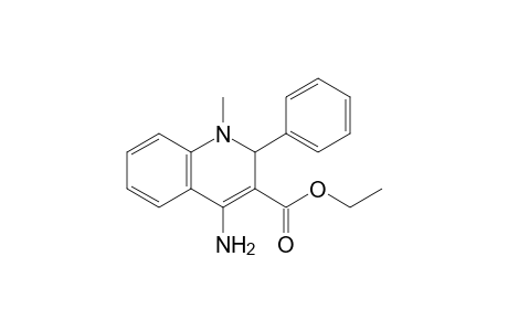 Ethyl 4-amino-1-methyl-2-phenyl-1,2-dihydro-3-quinolinecarboxylate