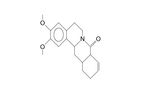 5,6,8,8a,12,12a,13,13a-Octahydro-2,3-dimethoxy-11H-dibenzo(A,G)quinolizin-8-one