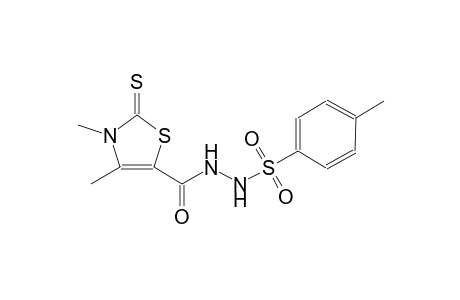N'-[(3,4-dimethyl-2-thioxo-2,3-dihydro-1,3-thiazol-5-yl)carbonyl]-4-methylbenzenesulfonohydrazide