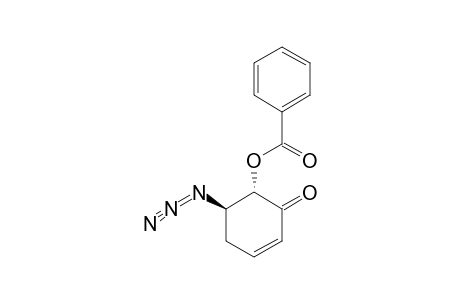 (5-R,6-S)-5-AZIDO-6-BENZOYLOXY-2-CYCLOHEXEN-1-ONE