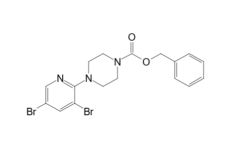 Benzyl 4-(3,5-dibromopyridin-2-yl)piperazine-1-carboxylate