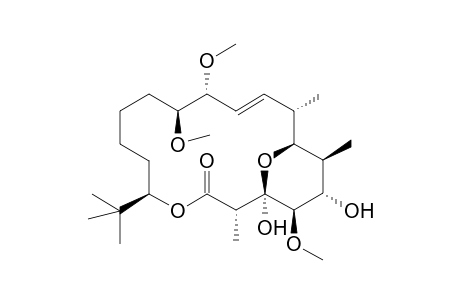 (17S)-(t-Butyl)-17-desphenylsoraphen