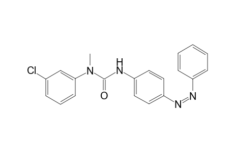 Urea, 1-(3-chlorophenyl)-1-methyl-3-(4-phenylazo)phenyl-