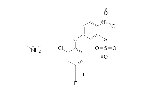 Thiosulfuric acid, (H2S2O3), S-[5-[2-chloro-4-(trifluoromethyl)phenoxy]-2-nitrophenyl]ester, compound with N-methylmethanamine