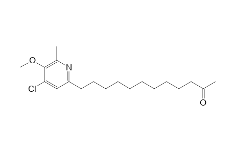 2-Dodecanone, 12-(4-chloro-5-methoxy-6-methyl-2-pyridinyl)-