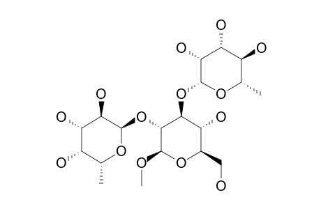 METHYL-2-O-(BETA-L-FUCOPYRANOSYL)-3-0-(ALPHA-L-RHAMNOPYRANOSYL)-BETA-D-GLUCOPYRANOSIDE