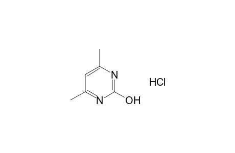 4,6-dimethyl-2-pyrimidinol, hydrochloride