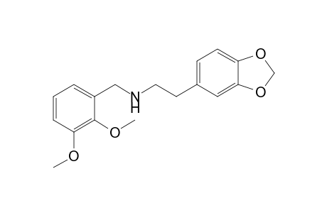 2-(1,3-benzodioxol-5-yl)-N-[(2,3-dimethoxyphenyl)methyl]ethanamine