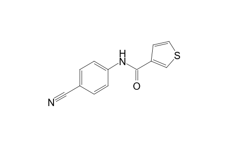 N-(4-Cyanophenyl)thiophene-3-carboxamide