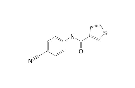 N-(4-Cyanophenyl)thiophene-3-carboxamide