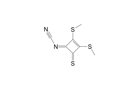 Cyanamide, [2,3-bis(methylthio)-4-thioxo-2-cyclobuten-1-ylidene]-
