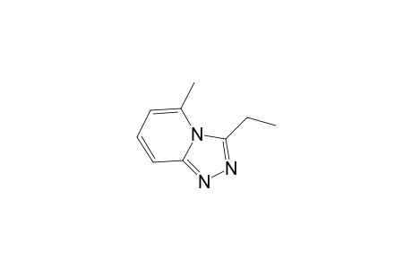 s-Triazolo[4,3-a]pyridine, 3-ethyl-5-methyl-
